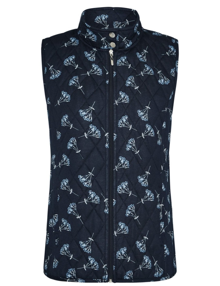 Outerwear Millers | Millers Sleeveless Printed Jersey Vest