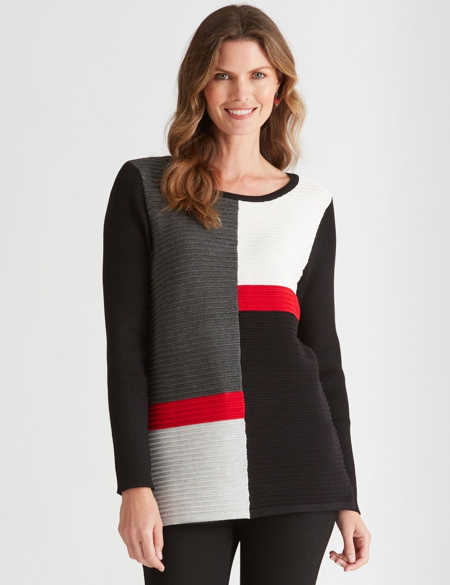 Knitwear WLane | W.Lane Colour Block Tunic