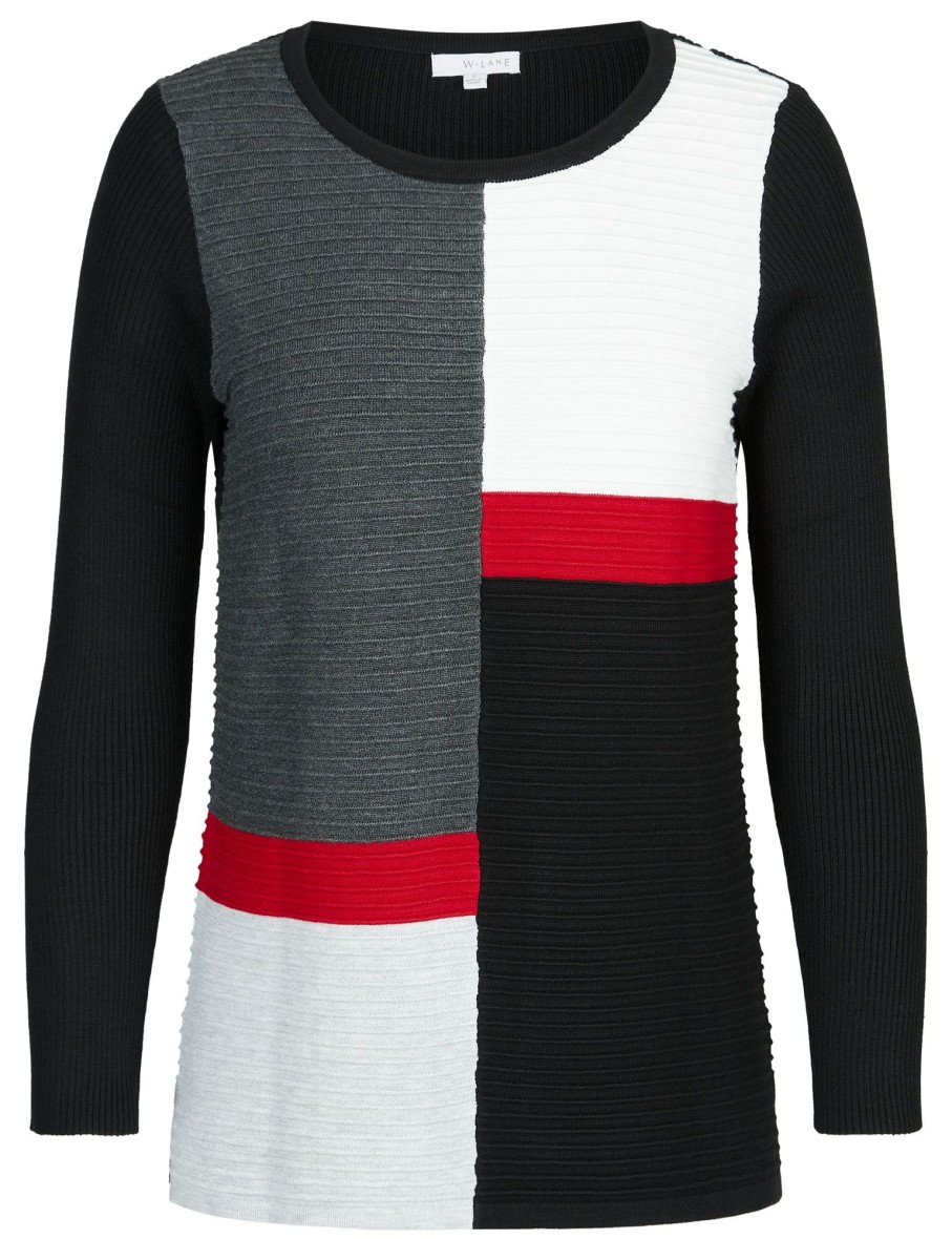 Knitwear WLane | W.Lane Colour Block Tunic