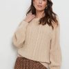 Knitwear Katies | Katies Long Cable Sleeve Jumper