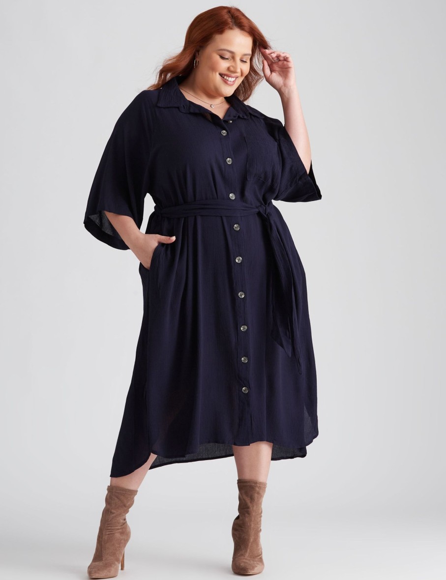 Dresses Beme | Beme Seersucker Tunic Dress