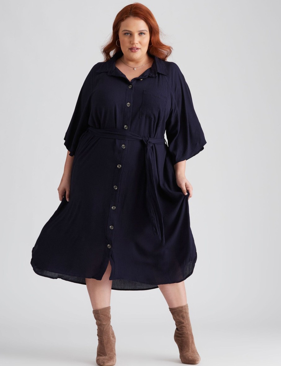 Dresses Beme | Beme Seersucker Tunic Dress