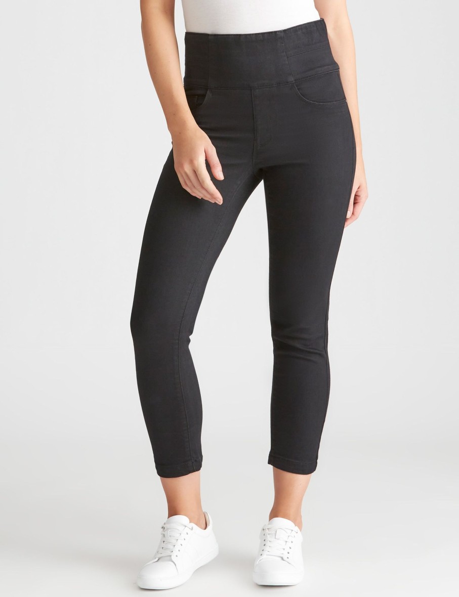 Bottoms Katies | Katies 7/8 Length Denim Shape & Curve Jeans