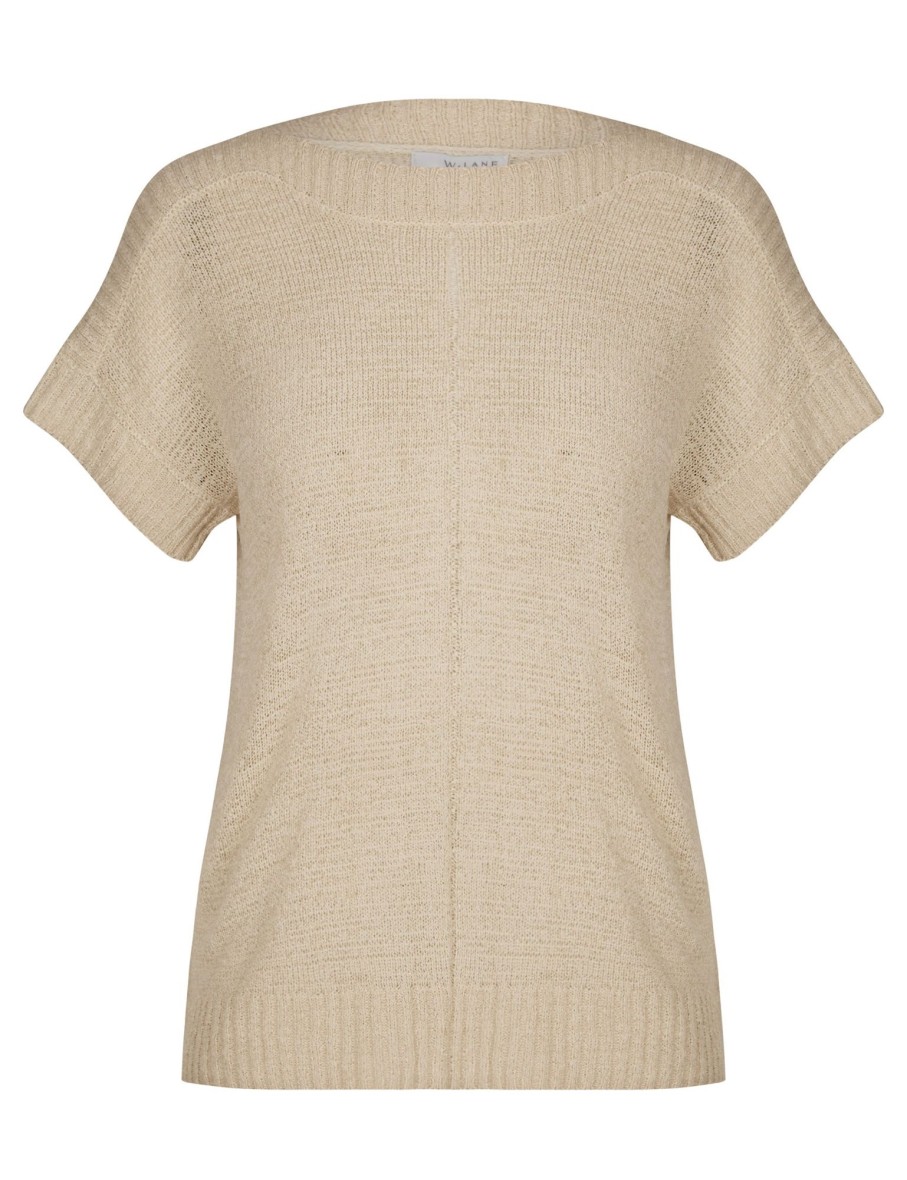 Knitwear WLane | W.Lane Tape Yarn Pullover Top