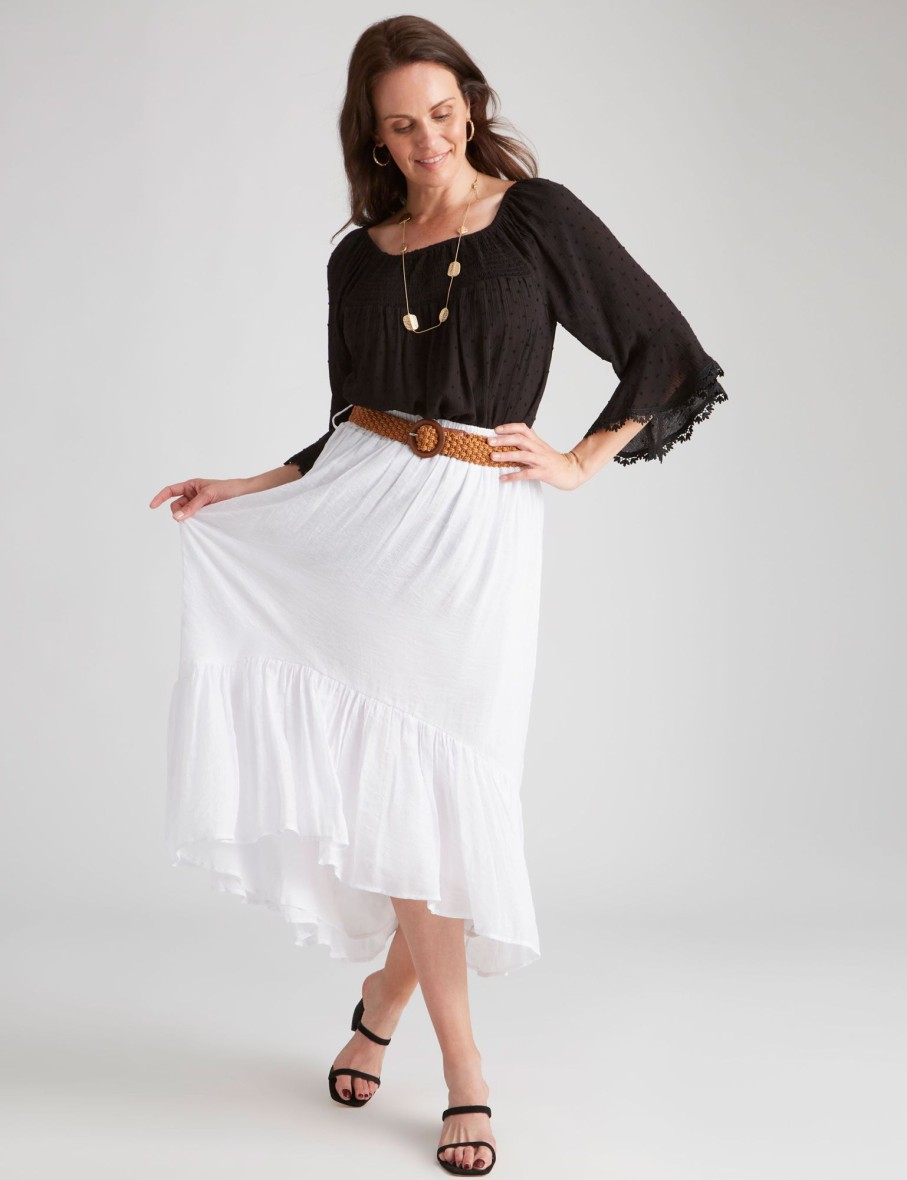 Bottoms Millers | Millers Belted Midi Skirt