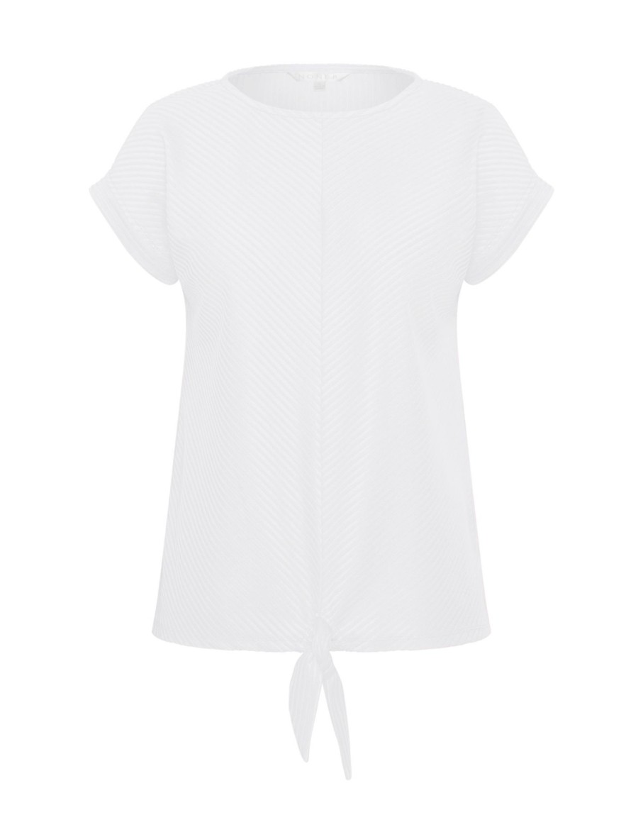 Tops NoniB | Noni B Textured Tie Hem Knitwear Top