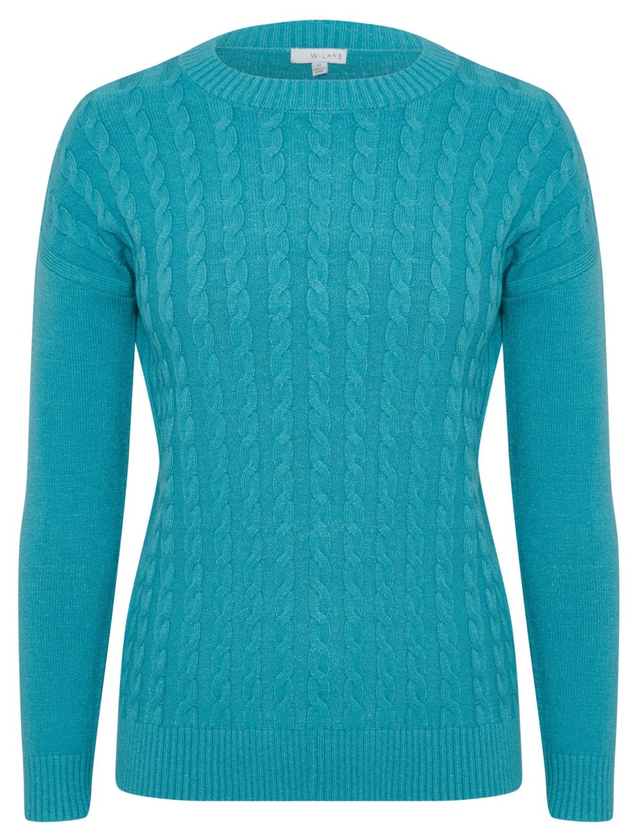 Knitwear WLane | W.Lane Cable Front Pullover Top