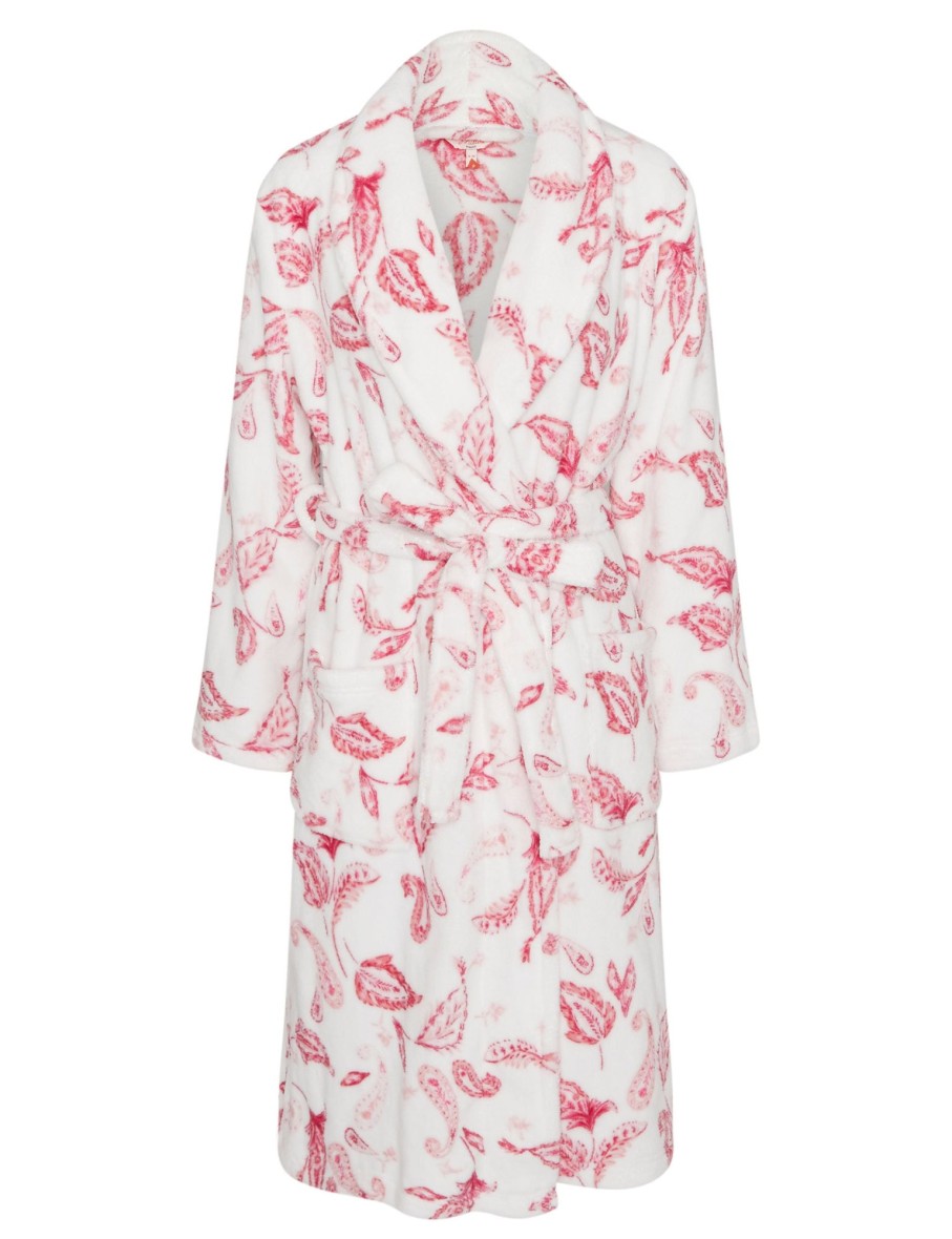 Sleepwear Millers | Millers Printed Coral Fleecy Robe