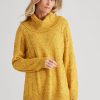 Knitwear Millers | Millers Long Sleeve Cable Cowl Neck Jumper