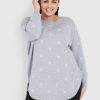 Knitwear Beme | Beme 3/4 Sleeve Metallic Spot Jumper