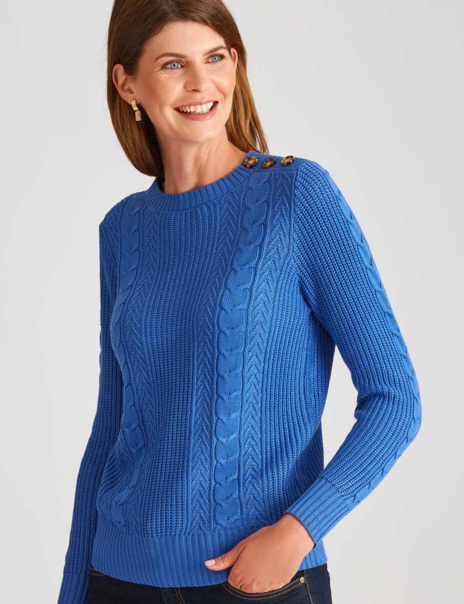 Knitwear WLane | W.Lane Cable Button Jumper