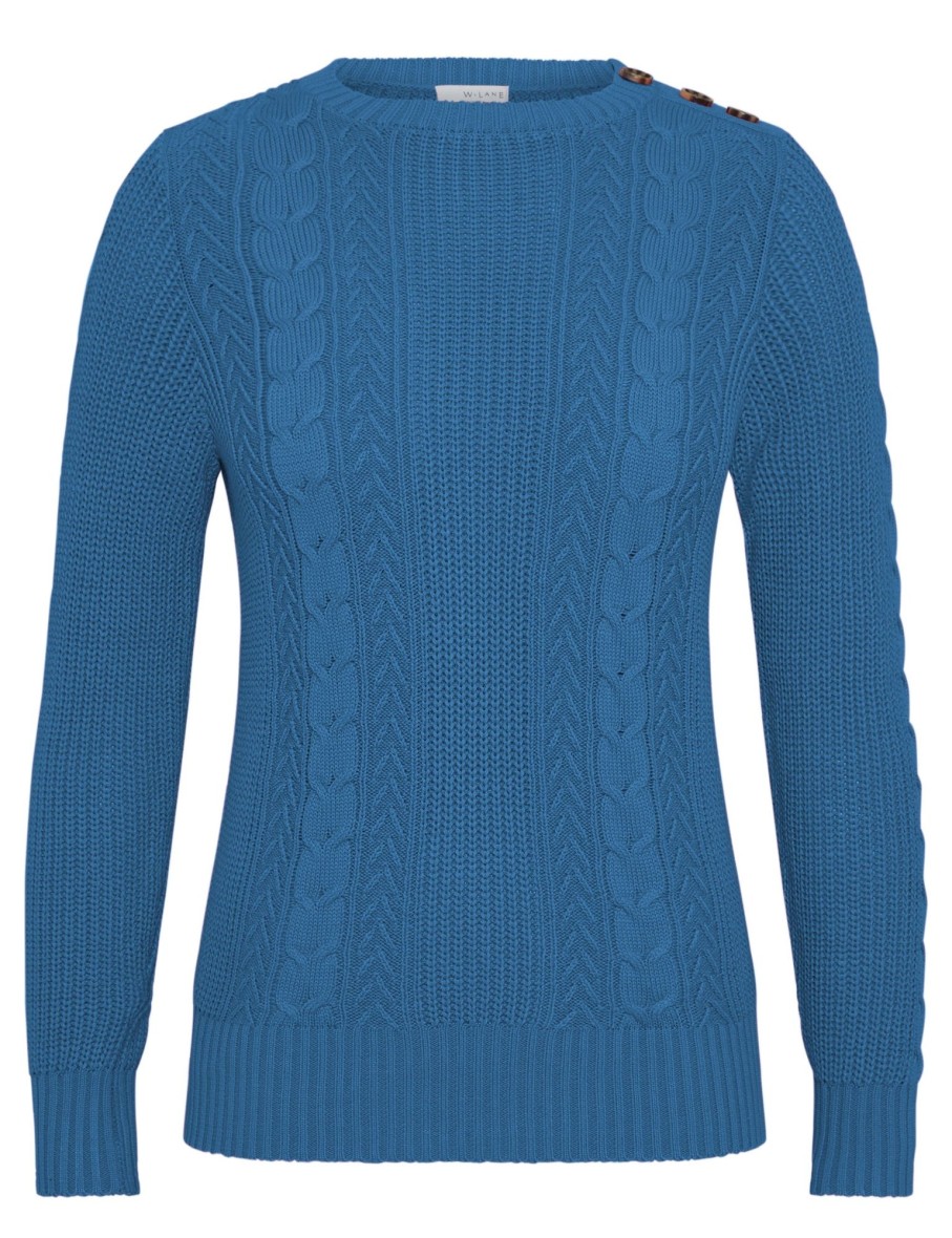 Knitwear WLane | W.Lane Cable Button Jumper