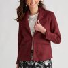 Outerwear LizJordan | Liz Jordan Suedette Jacket