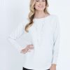 Knitwear LizJordan | Liz Jordan Batwing Sleeve Lurex Jumper