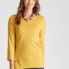 Knitwear WLane | W.Lane Split Back Panelled Knitwear Top