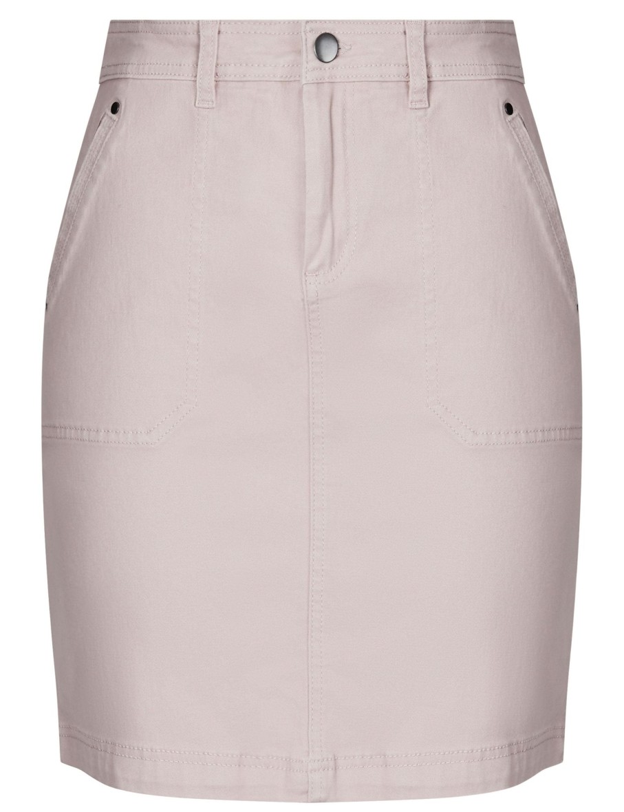 Bottoms Katies | Katies Cotton Blend Casual Skirts