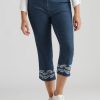 Bottoms Millers | Millers Pull On Crop Wide Leg Jeans