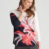 Knitwear WLane | W.Lane Floral Placement Pullover Top