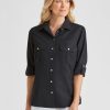 Tops NoniB | Noni B Pocket Detail Shirt