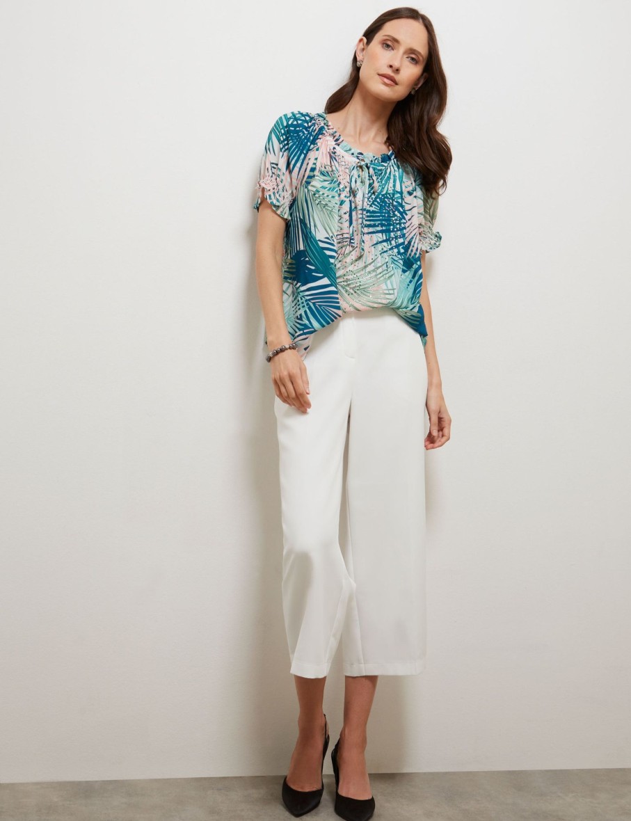 Tops NoniB | Puff Sleeve Hotfix Kaftan Top