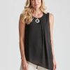 Tops NoniB | Sleeveless Angled Overlay Top