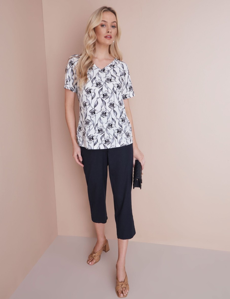 Tops NoniB | Short Sleeve Print Tee