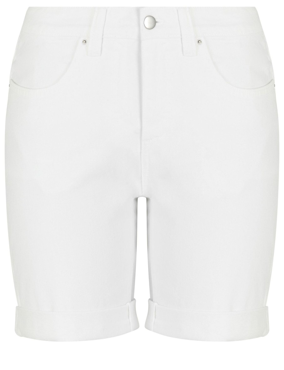 Bottoms Katies | Katies Fly Front Denim Shorts