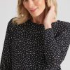 Tops NoniB | Noni B Fluffy Knitwear Animal Print Top