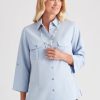 Tops NoniB | Noni B Pocket Detail Shirt