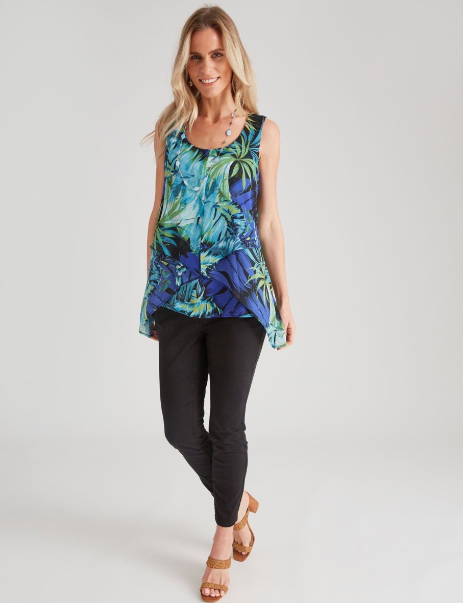 Tops Millers | Millers Sleeveless Smart Layered Print Cami