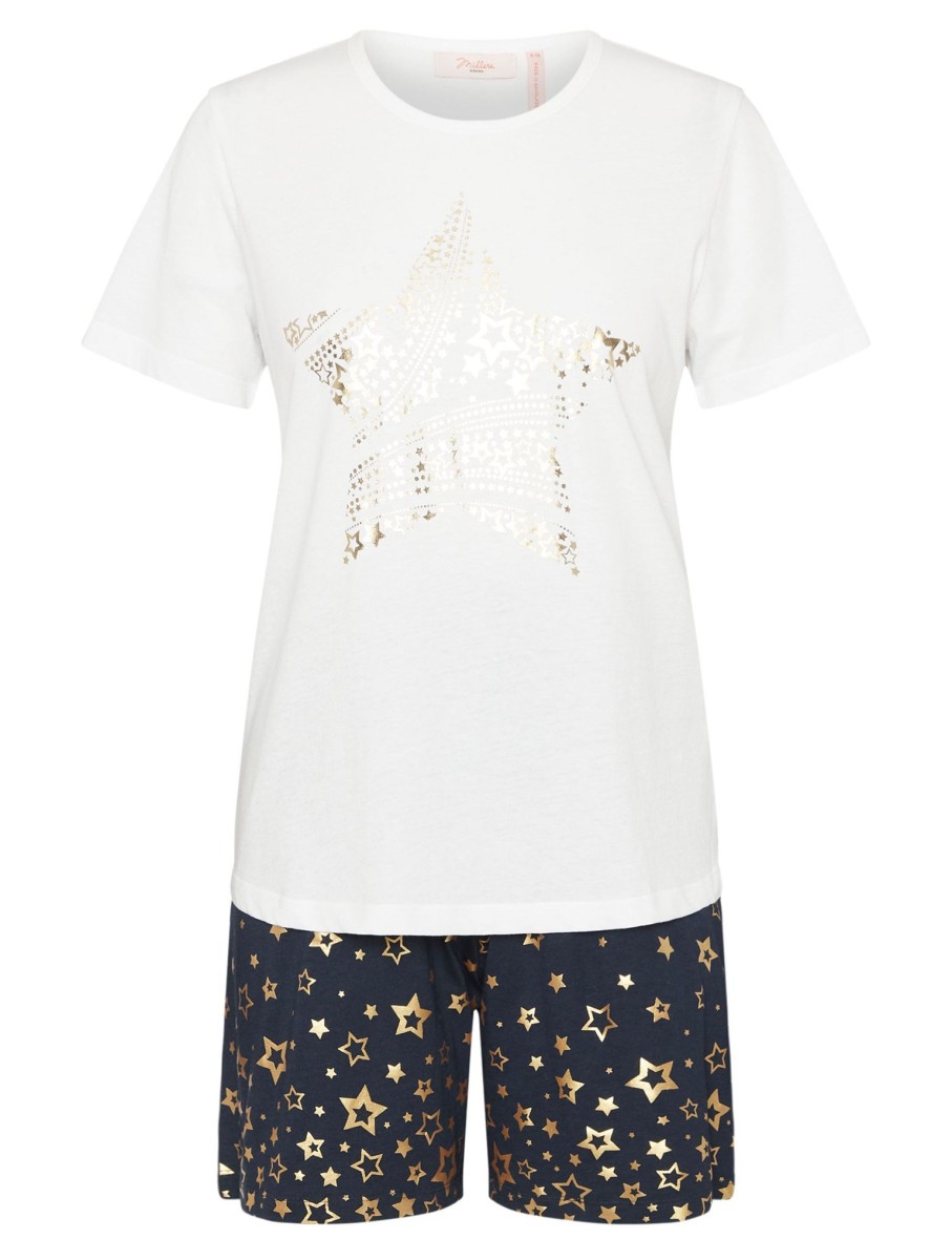 Sleepwear Millers | Millers Knit Star Xmas Pj Set