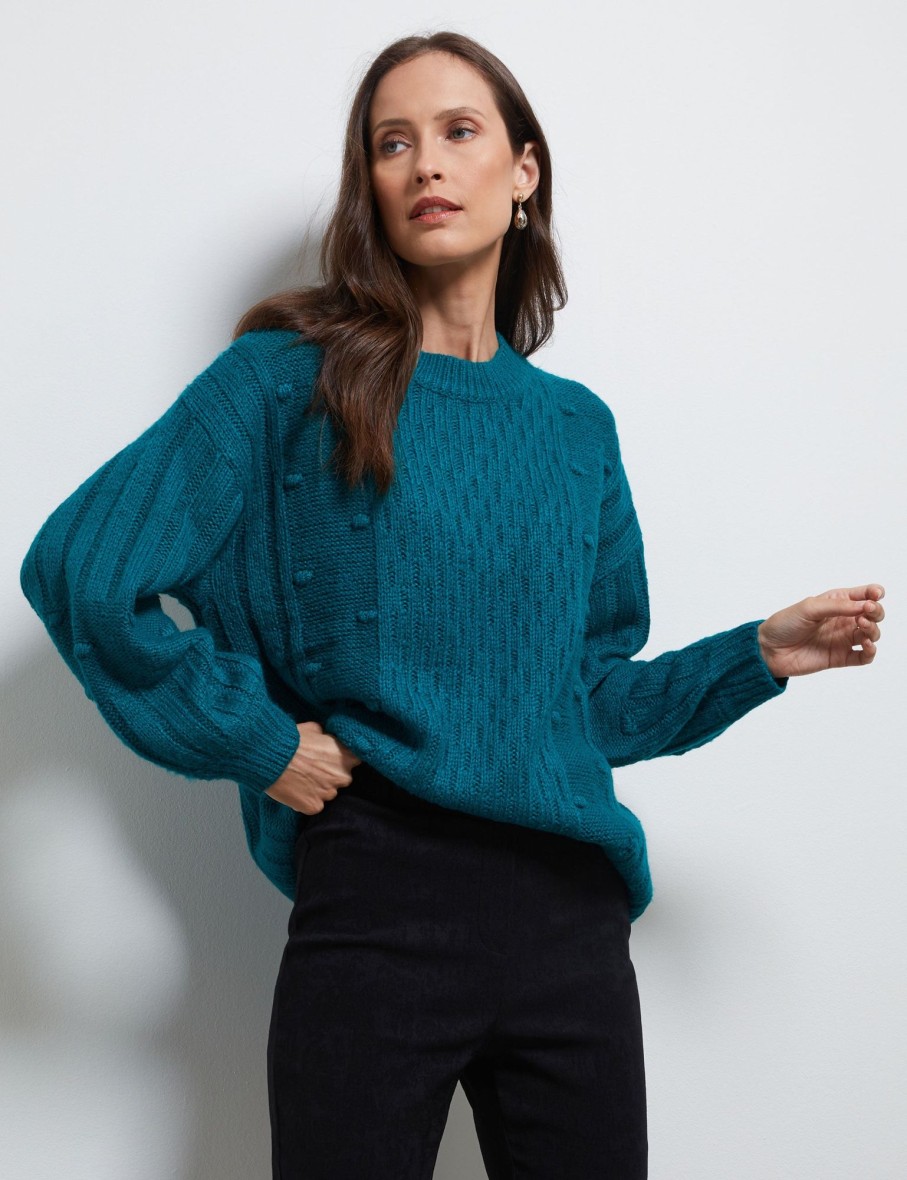 Knitwear NoniB | Bobble Rib Design Jumper