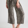 Bottoms Millers | Millers Ankle Length Printed Wide Leg Crinkle Pant