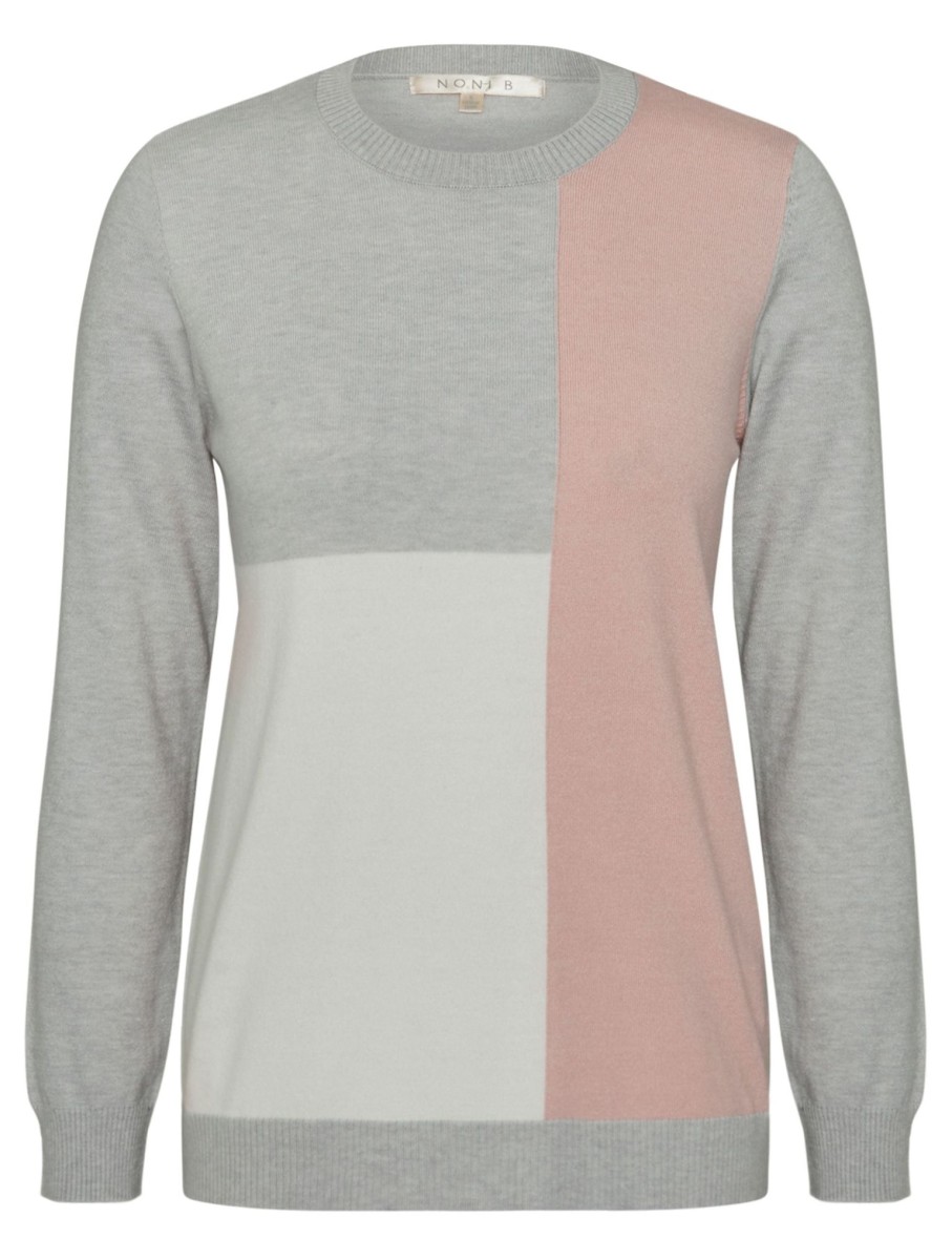 Knitwear NoniB | Noni B Colourblock Jumper