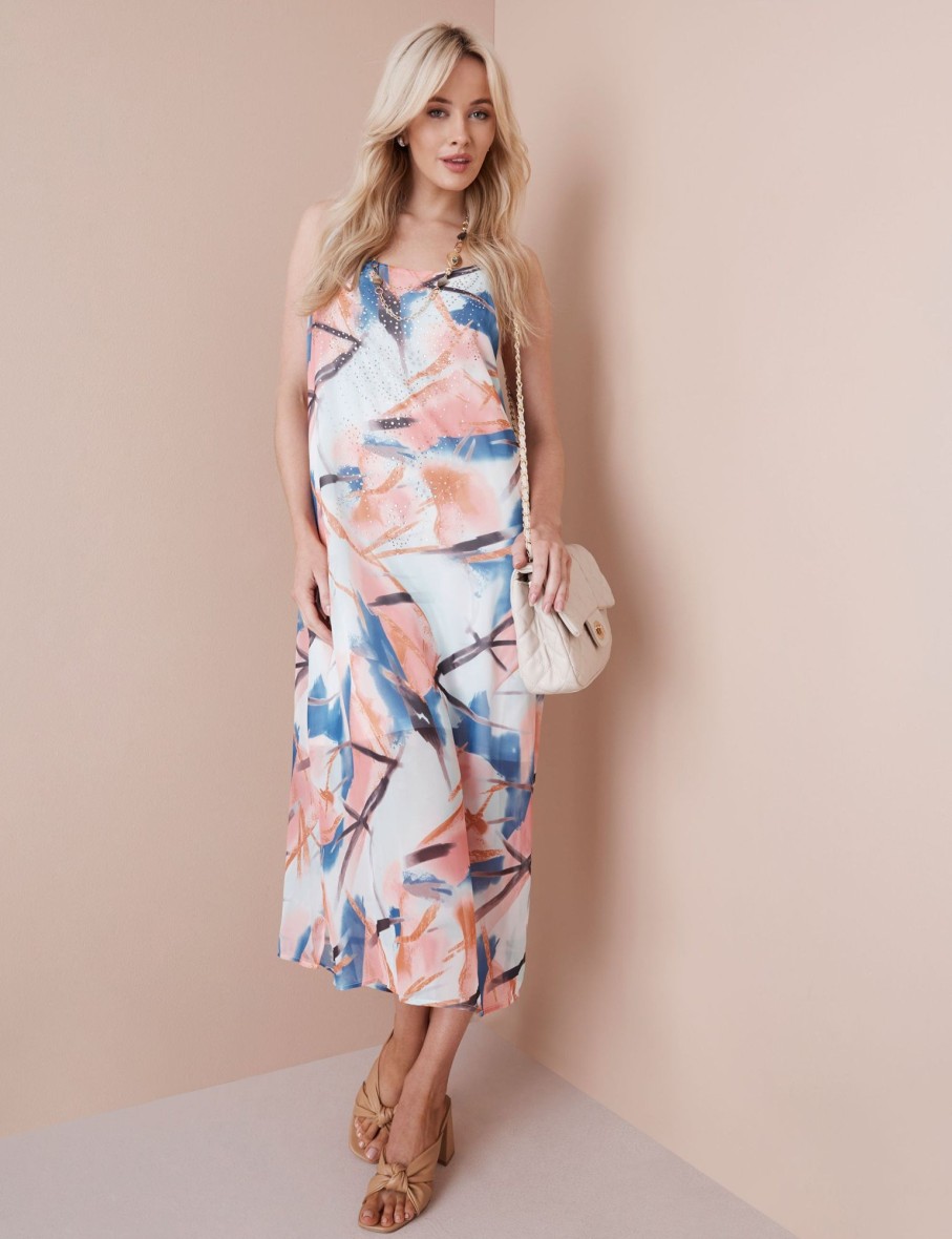 Dresses NoniB | Hotfix Printed Maxi Dress