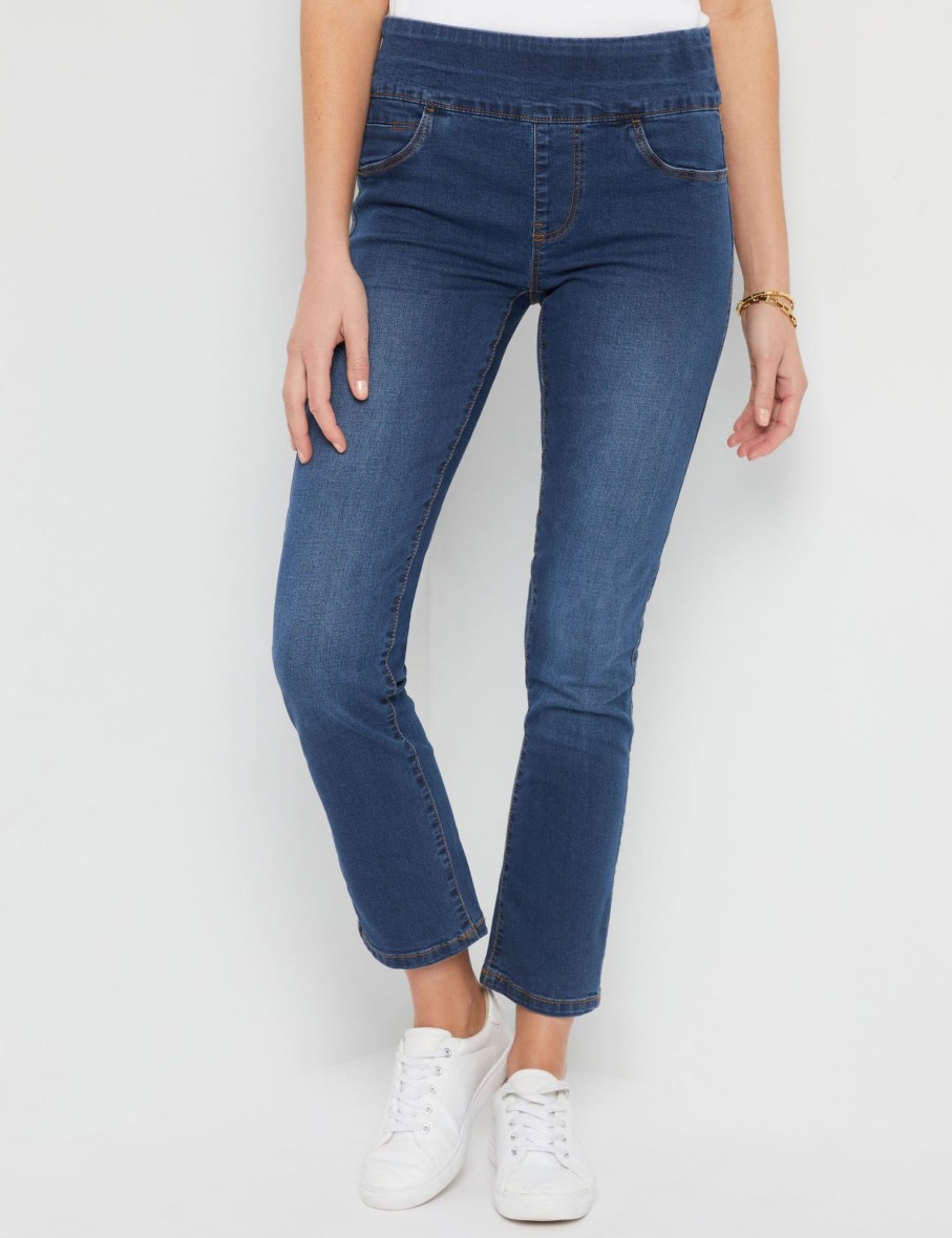 Bottoms Katies | Katies Denim Short Straight Ultimate Jeans