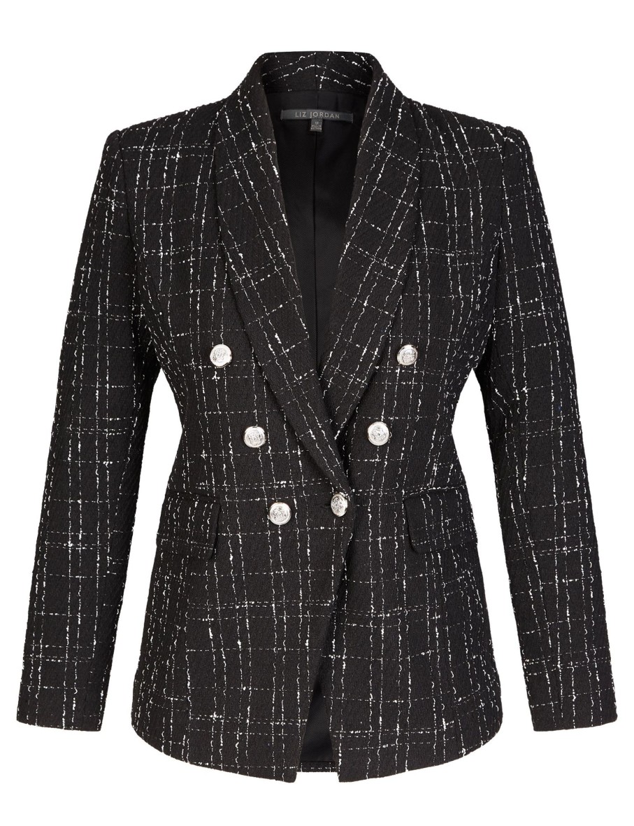 Outerwear LizJordan | Liz Jordan Mono Boucle Jacket