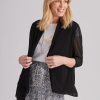 Outerwear NoniB | Noni B Double Layer Knitwear Jacket