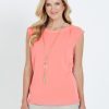 Tops NoniB | S/Less Overlay Top