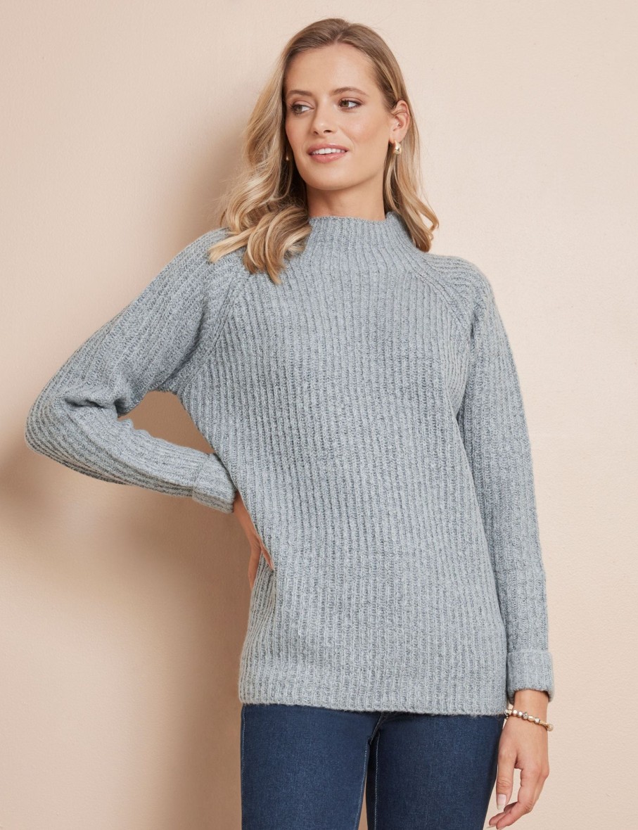 Knitwear WLane | W.Lane High Neck Rib Jumper