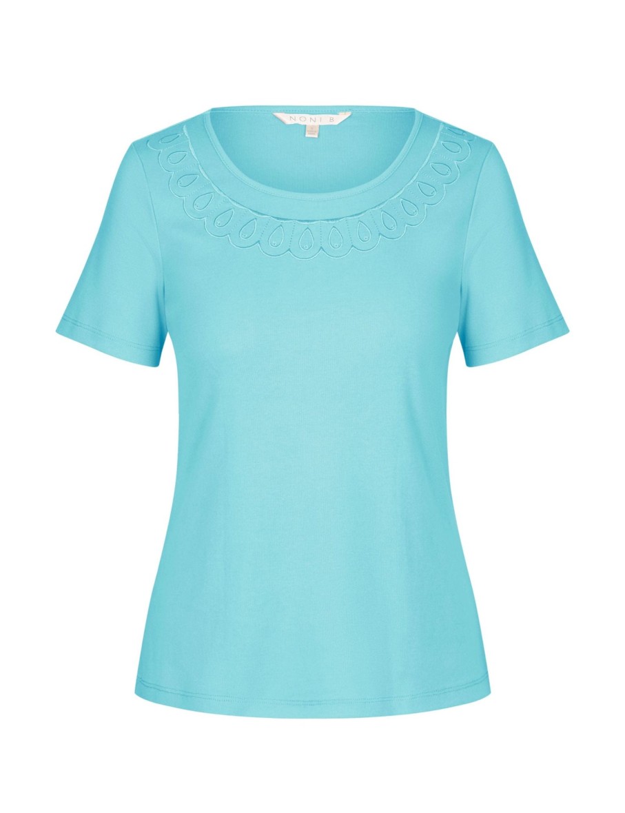 Tops NoniB | Noni B Short Sleeve Rib Top