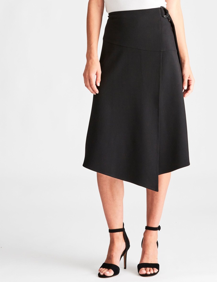 Bottoms LizJordan | Liz Jordan Woven A Line Skirt