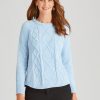 Knitwear WLane | W.Lane Chenille Cable Pullover Top