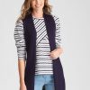 Knitwear WLane | W.Lane Knit Sleeveless Rib Cardigan