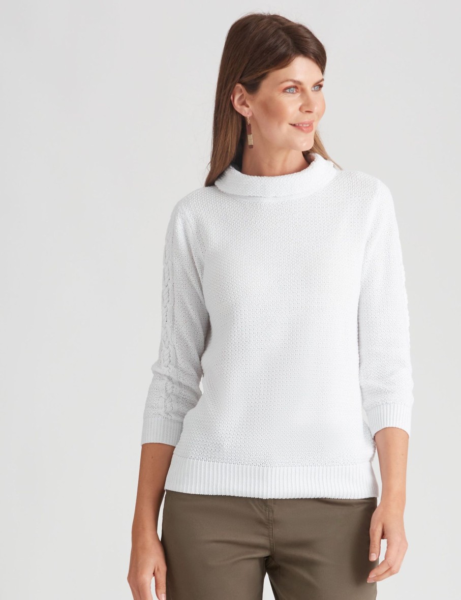 Knitwear WLane | W.Lane Textured Cowl Jumper