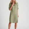 Dresses NoniB | Noni B Woven Shirt Dress