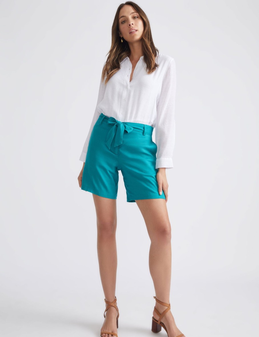 Bottoms Katies | Katies Belted Shorts