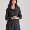 Tops WLane | W.Lane Cowl Neck Brushed Knitwear Top