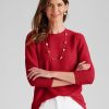 Tops WLane | W.Lane 3/4 Sleeve Textured Knitwear Top