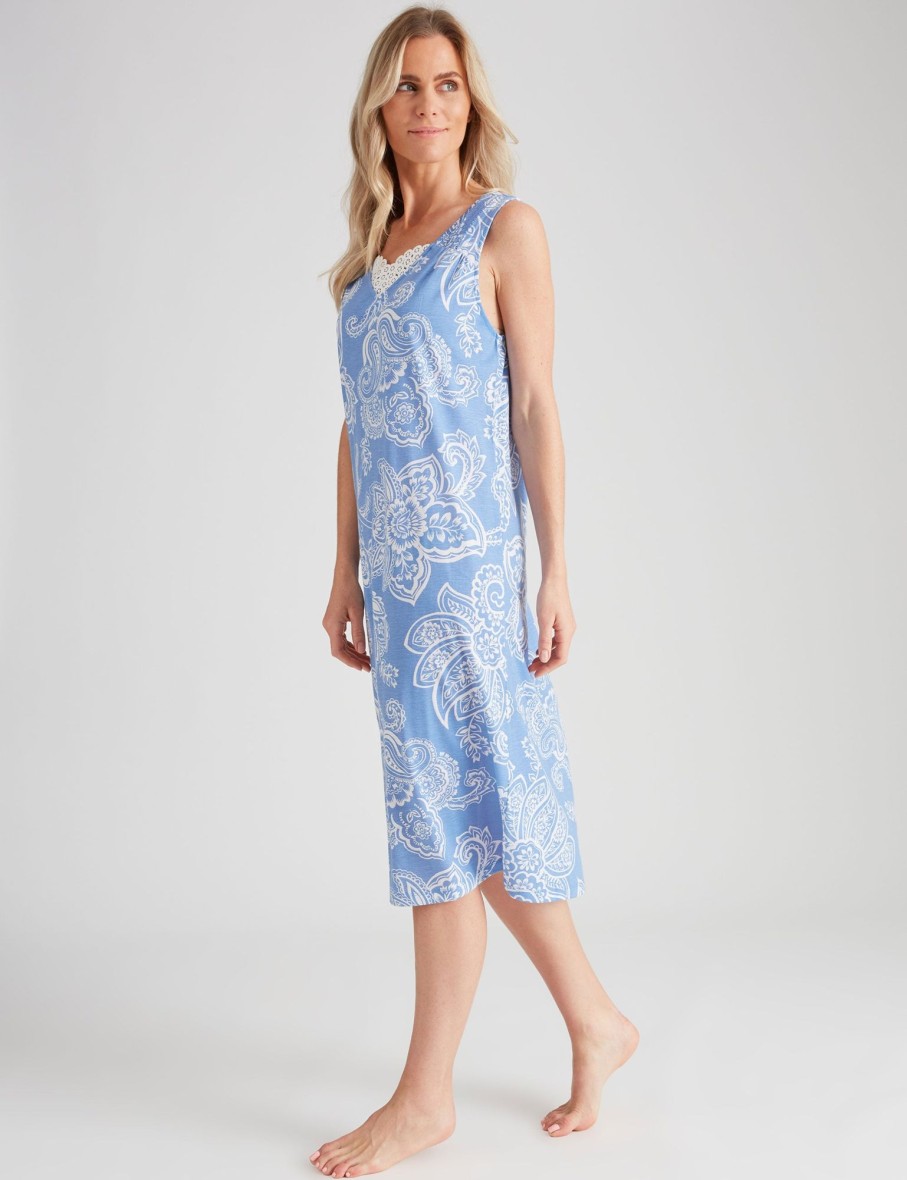 Sleepwear Millers | Millers Sleeveless Print Nightie